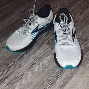 Brooks Adrenaline GTS 21 Road Running Shoes White Blue Black